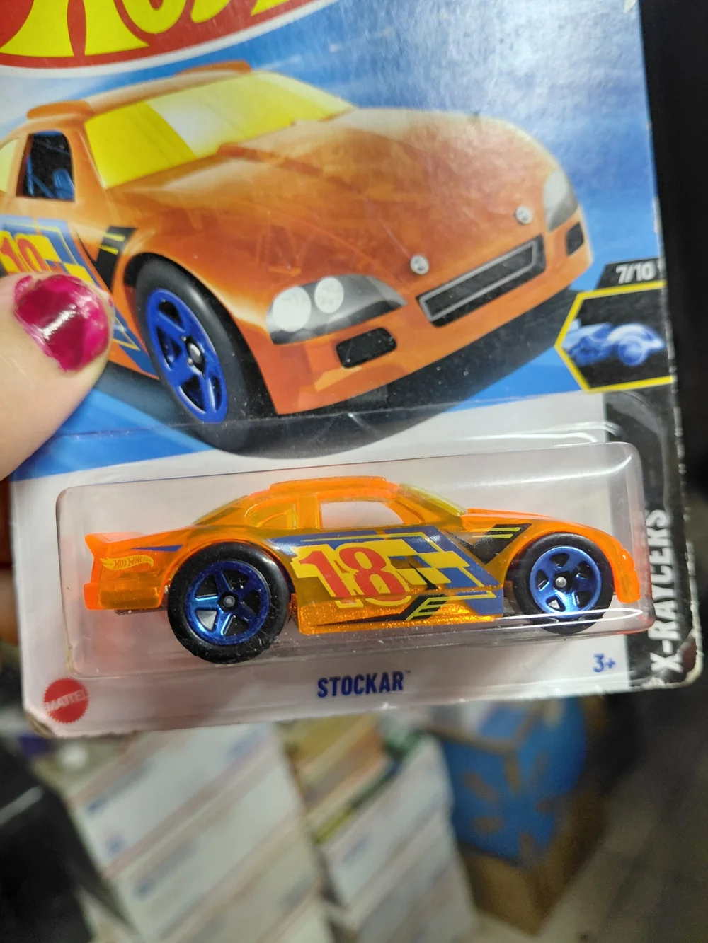 Hot Wheels Stockar (number 89/250) from the 2025 X-Raycers series (7/10)
